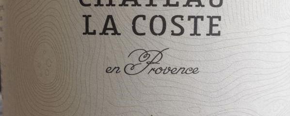 chateau la coste les pentes douces