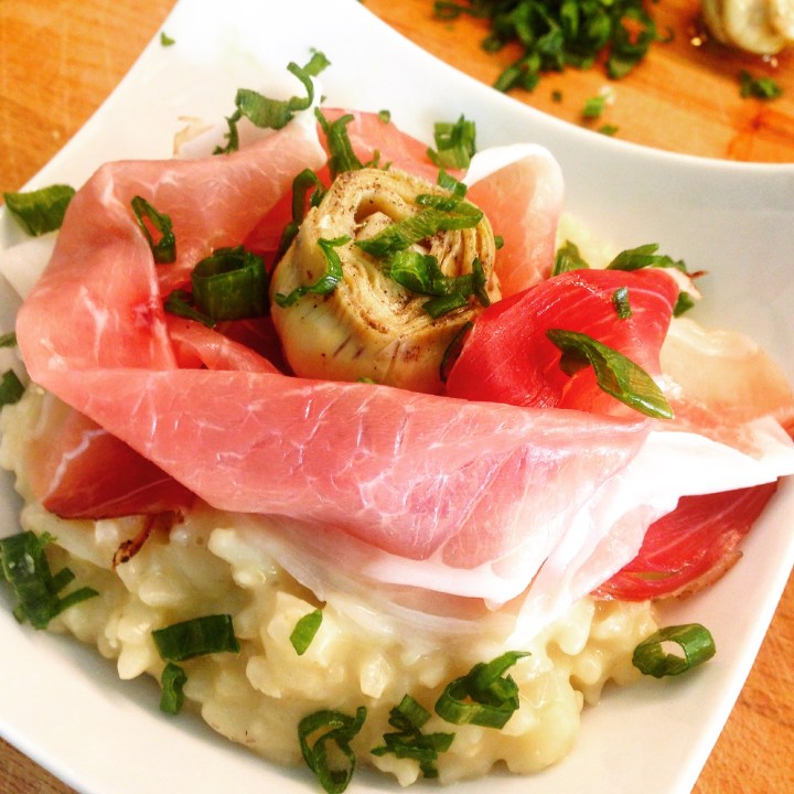 risotto-artichaud-parmesan-speck