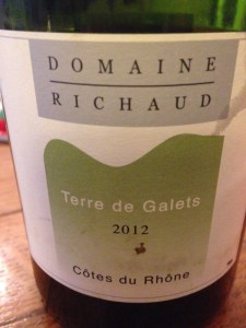 Richaud Terre de galets 2012